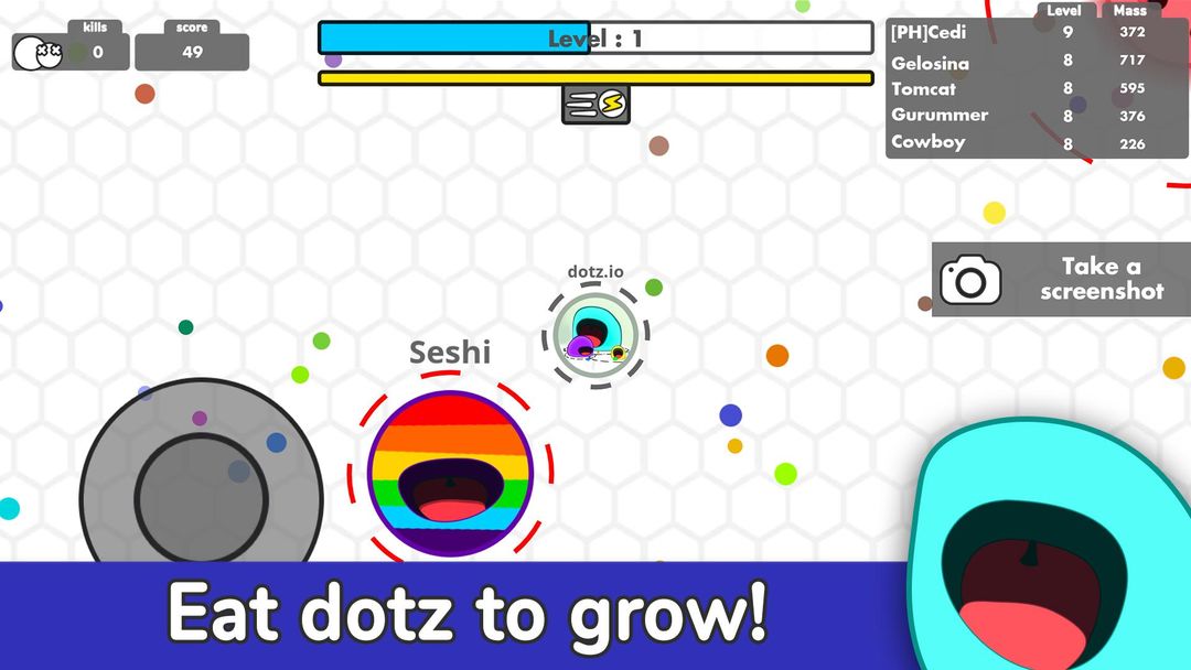 Dotz.io Dots Battle Arena screenshot game