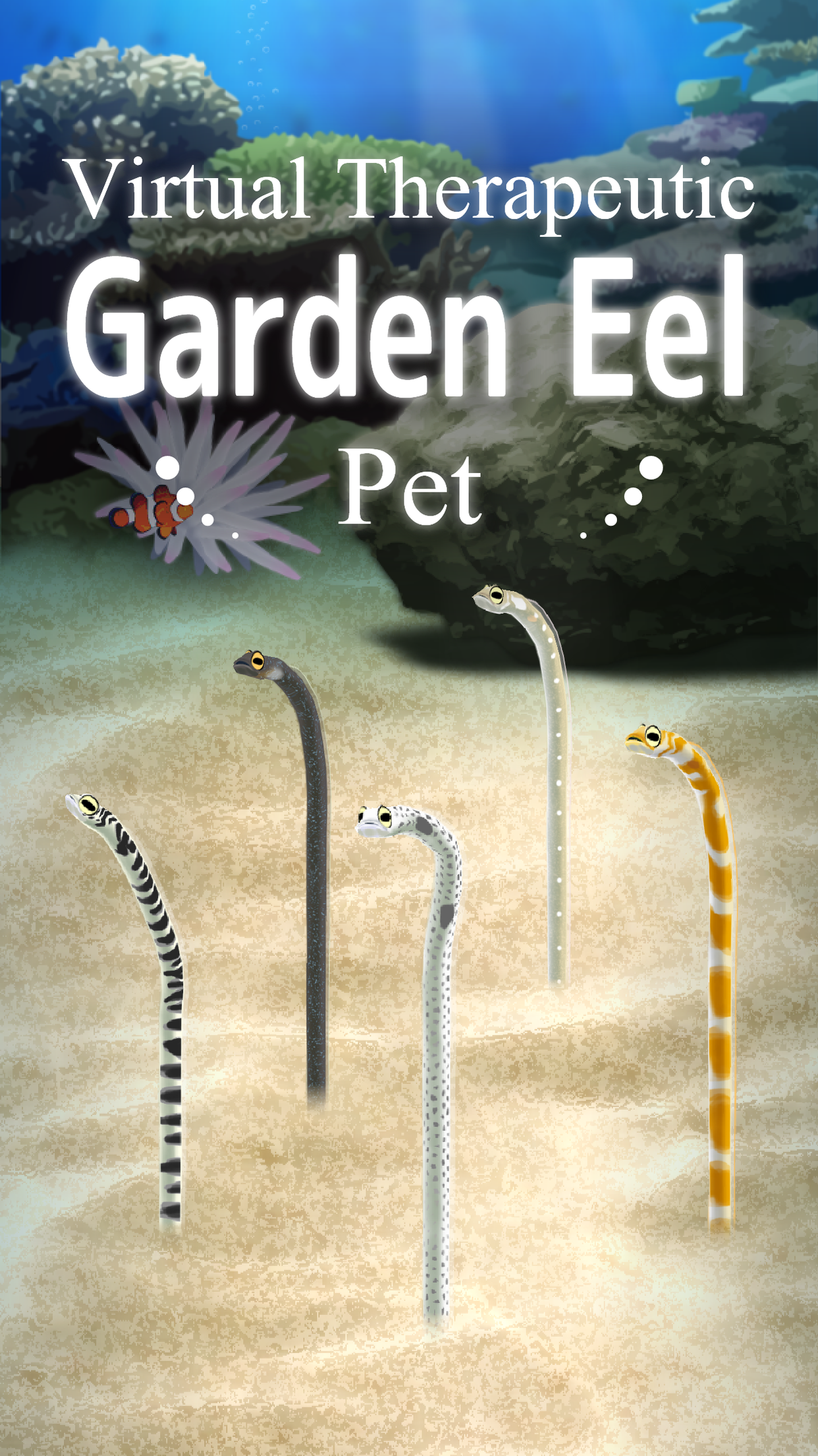 Cuplikan Layar Game Garden Eel Pet