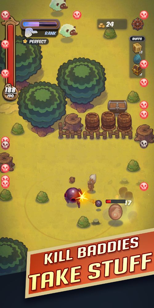 Screenshot of Cannon Ballers - Roguelite - No Ads, No Lootboxes!