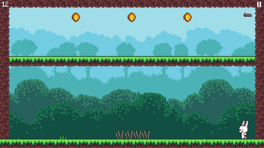 Rabbit Runner - Pixel Platformer Games ภาพหน้าจอเกม