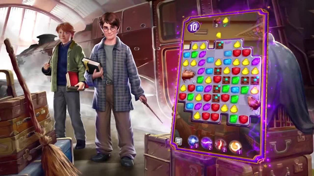 Screenshot of the video of Harry Potter: Puzzles & Spells