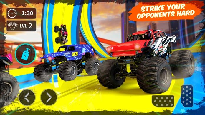 Monster Truck Ramp Stunt Jam Game Screenshot