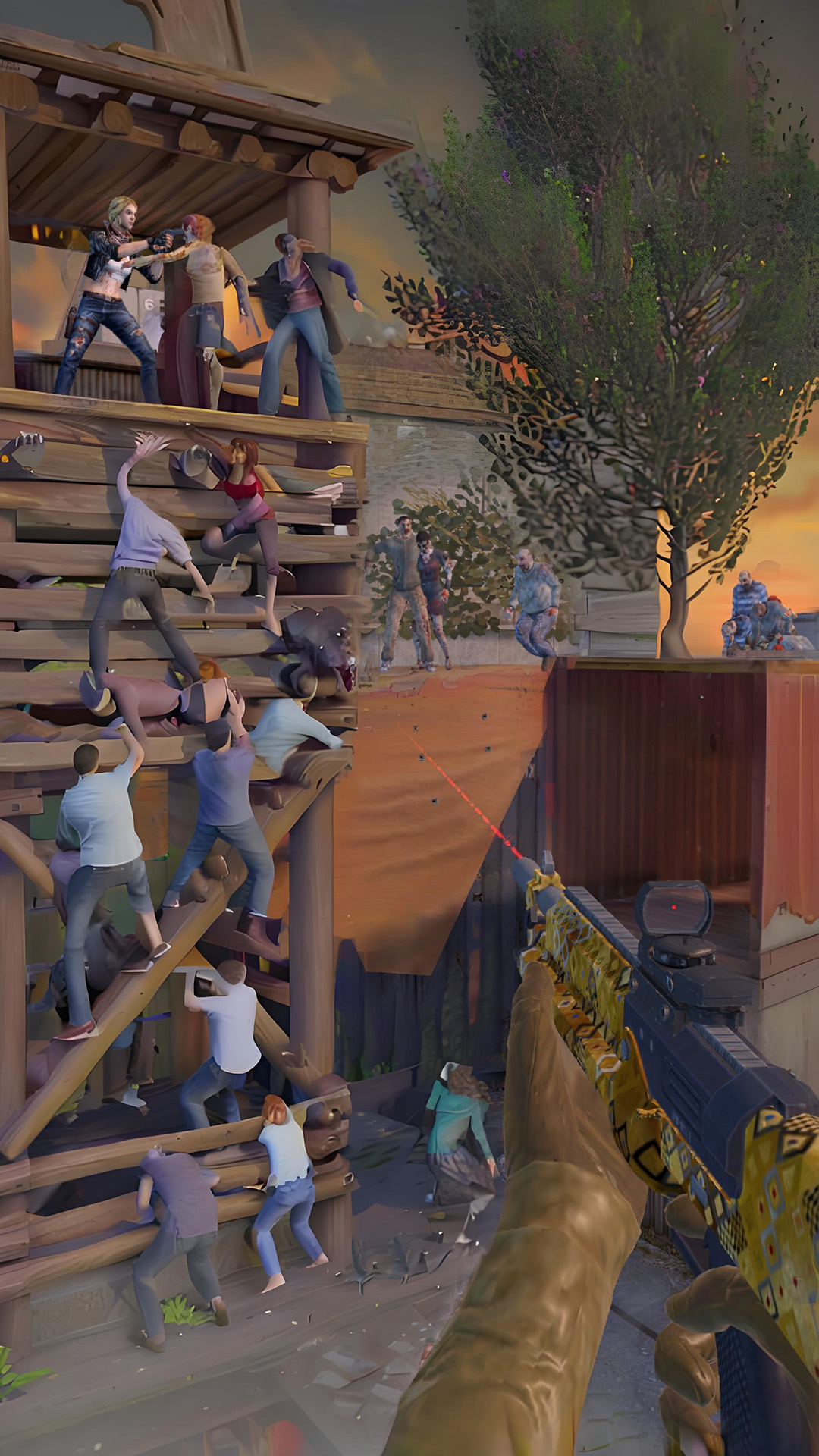 Zombie Survivor Fire Game Screenshot