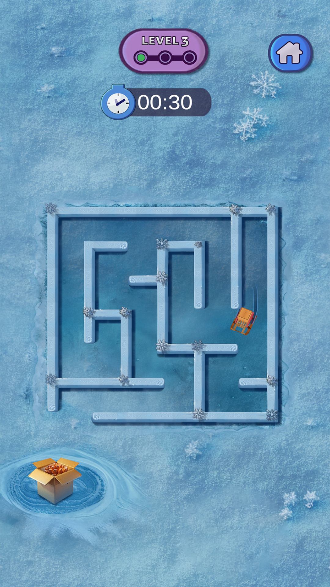 Cuplikan Layar Game Maze Quest - Christmas Game