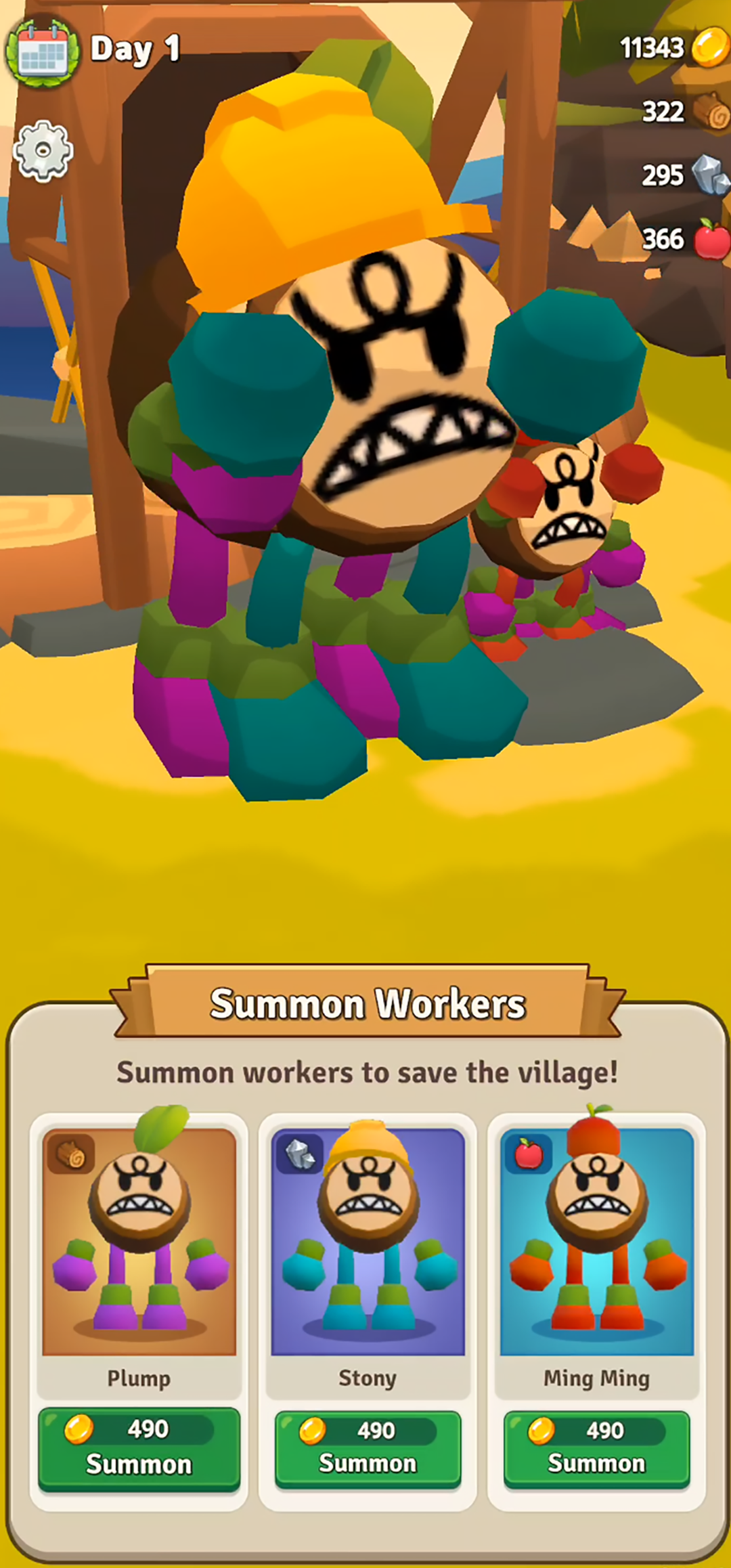 Who made God angry? Game Screenshot