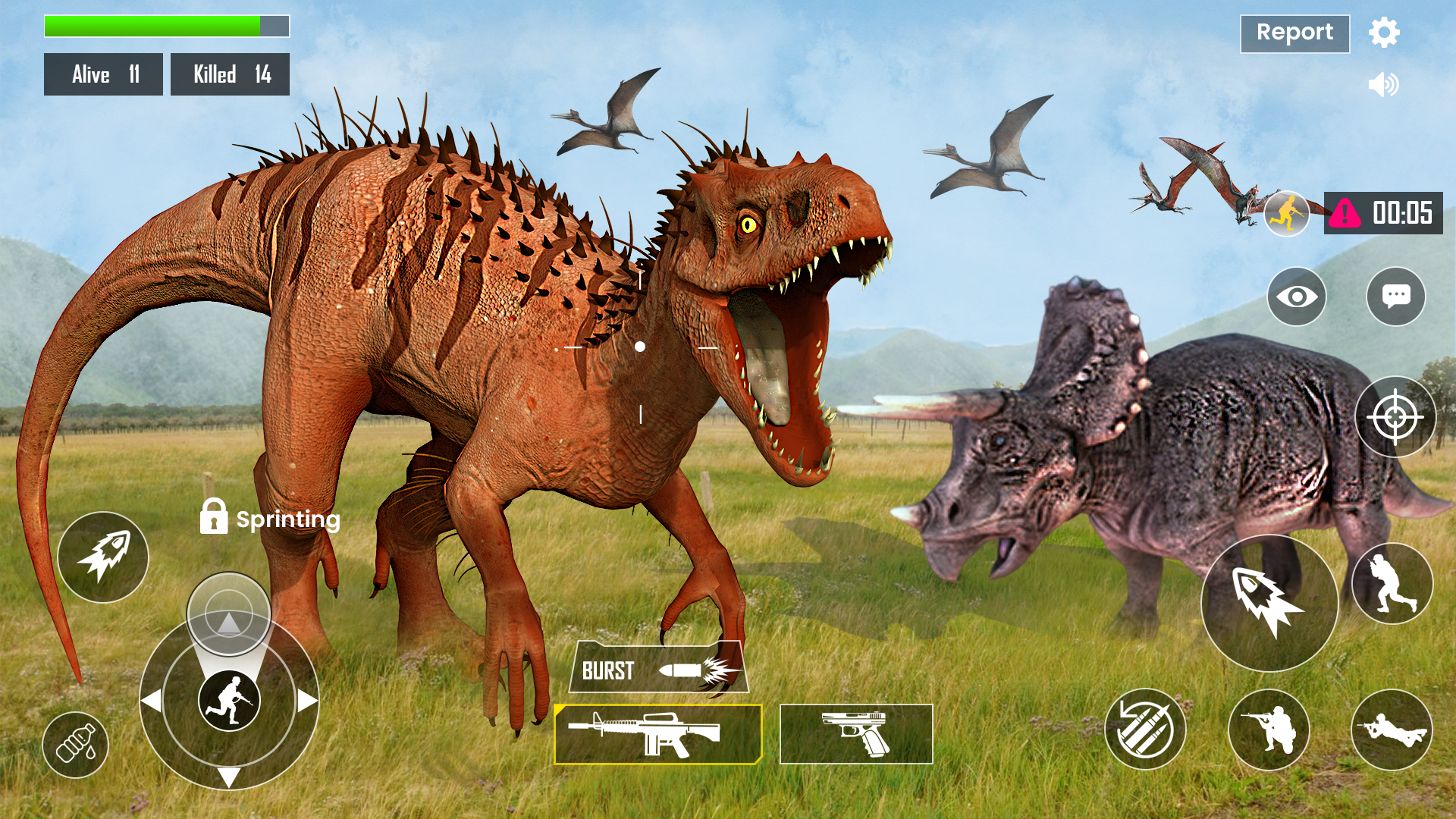Screenshot of Dino Hunter - Dinosaur Games