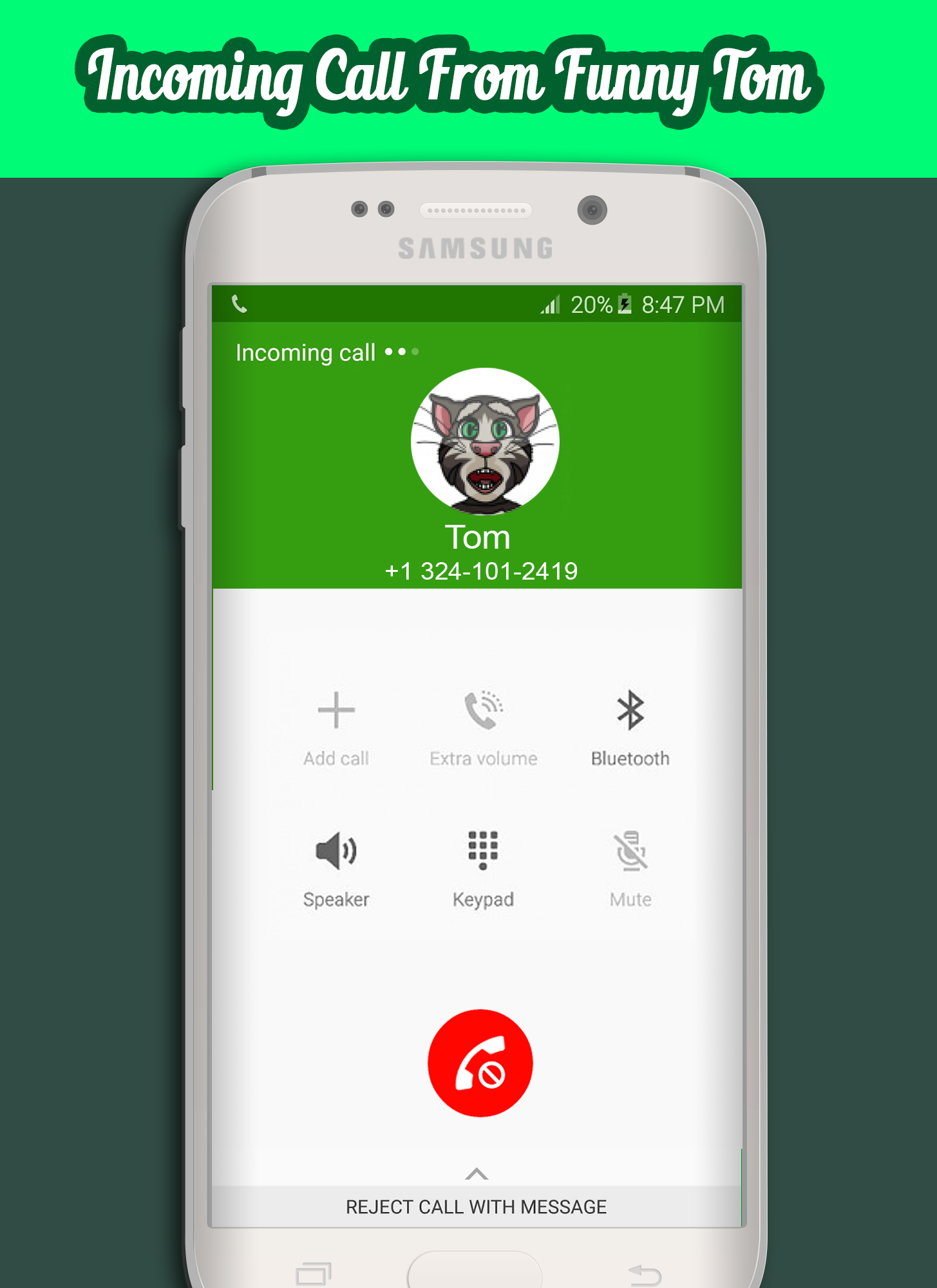 Call From Talking Tom 게임 스크린샷