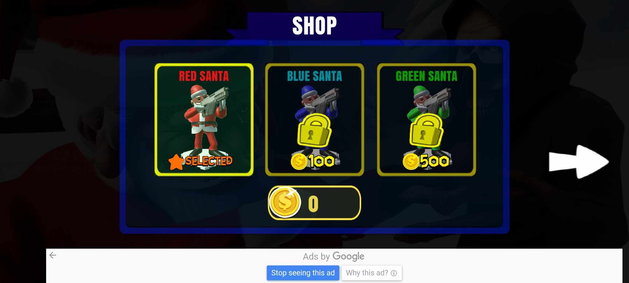 Скриншот игры Santa War