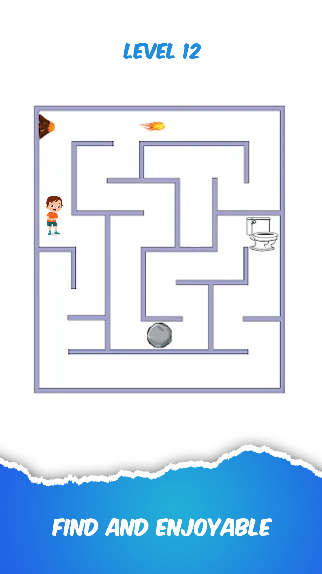 Toilet Rush : Draw Pee Puzzle Game Screenshot