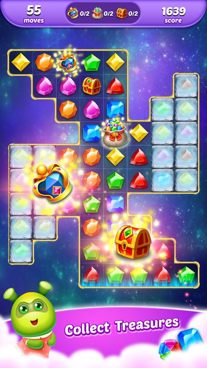Jewel Matching Fun free Gems 遊戲截圖