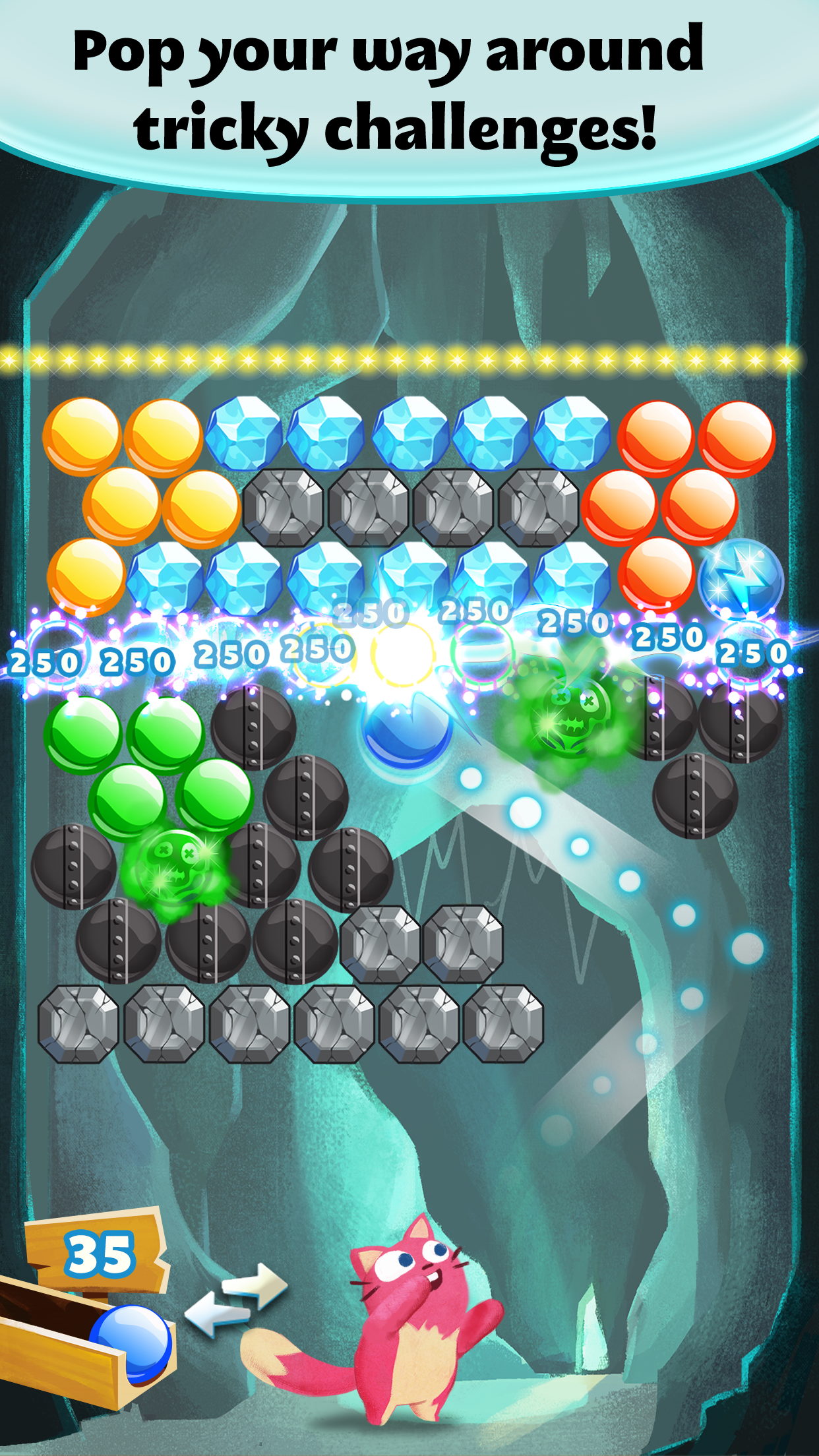 Bubble Mania: Halloween Game Screenshot