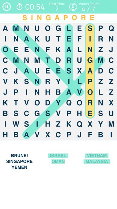 Captura de Tela do Jogo Word Search Puzzles