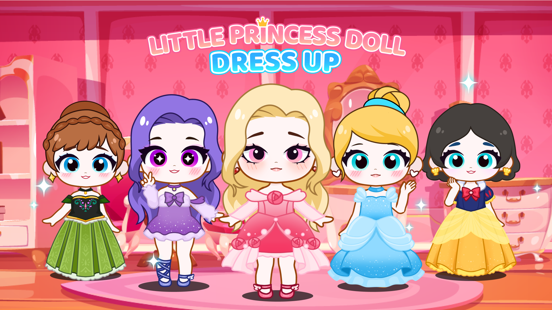 strapless open back dress Bonnie Princess Dolls – Royal Dress-Up – MrPRICE.online