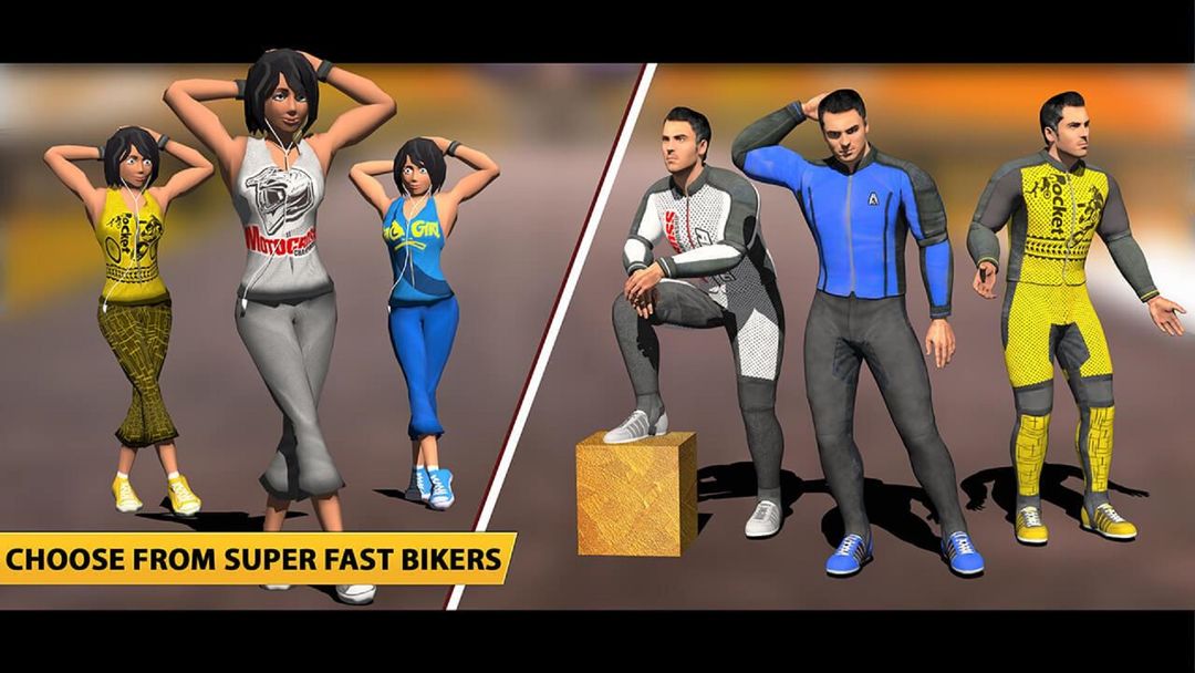 自行車特技比賽 3D：自行車遊戲遊戲截圖