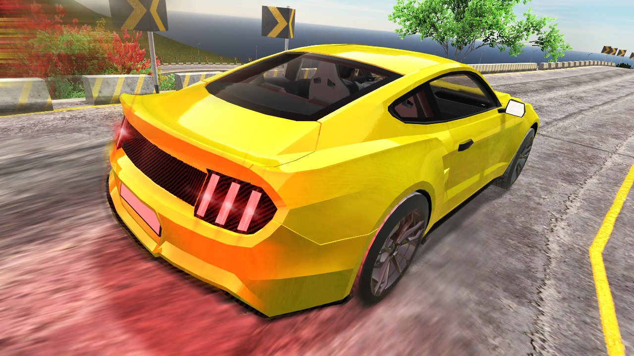 Muscle Car Mustang Game Screenshot