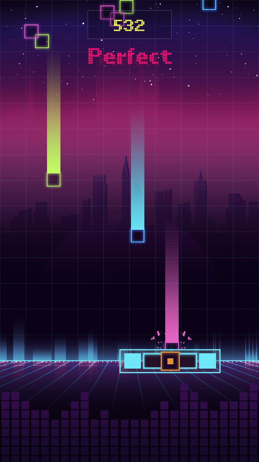 Screenshot 1 of ピアノ vs ブロック: ミュージック バトル ゲーム 1.0