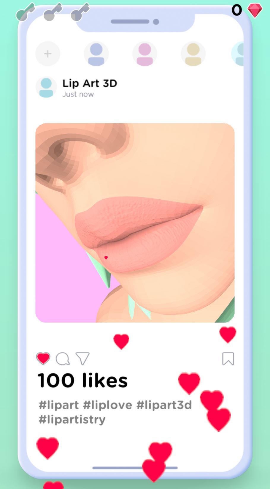 Screenshot 7 of Lip Art !! 3D 1.0