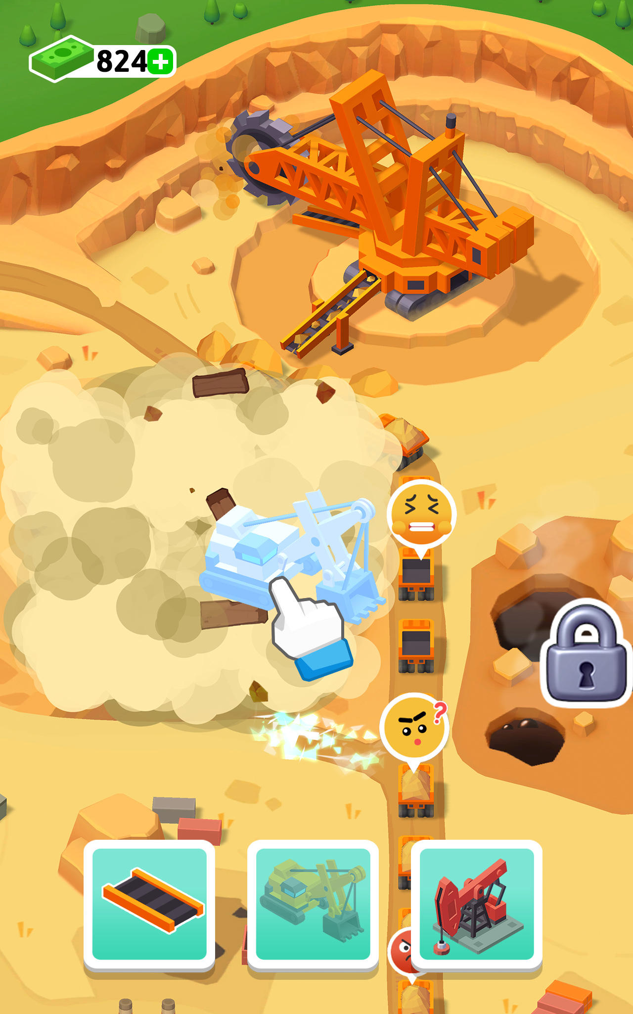 Idle Mine Empire: Gold Tycoon Game Screenshot