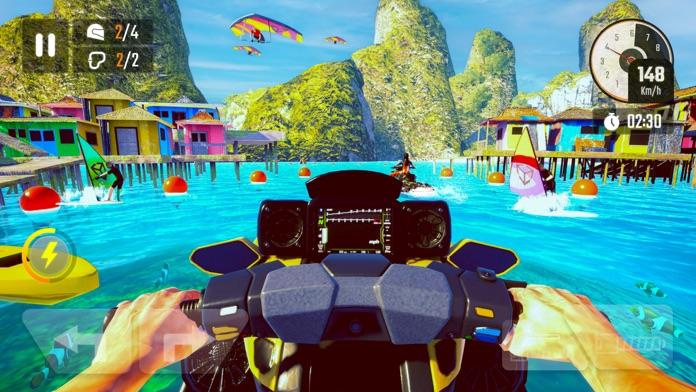 Captura de Tela do Jogo Jet Ski Mania Aqua Rush