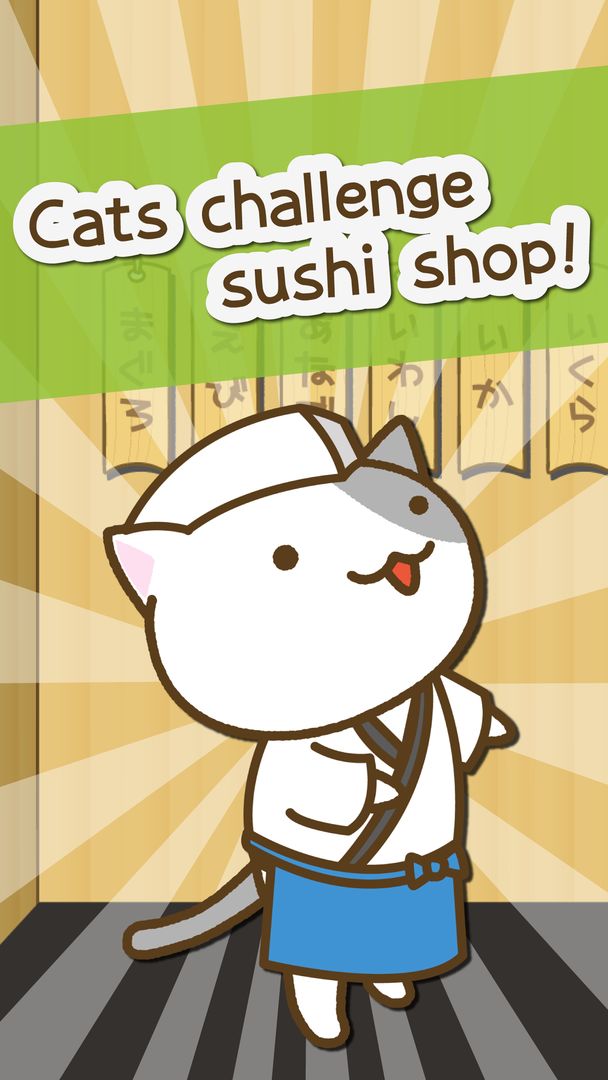 Screenshot of cat's sushi shop