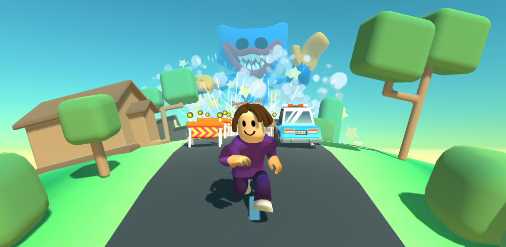 Screenshot dari video Monster Escape Runner