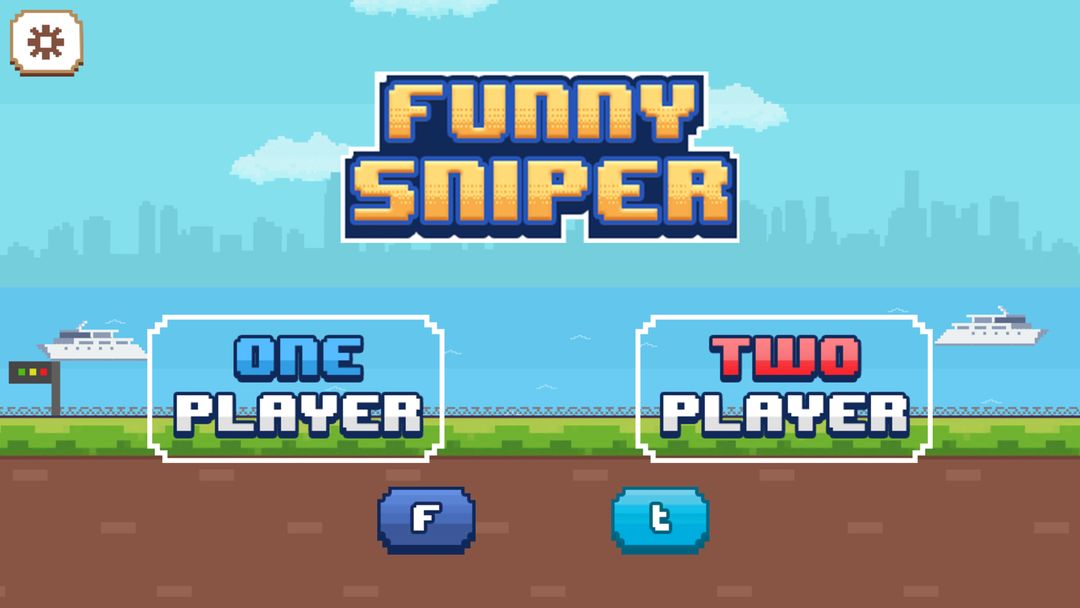 Funny Snipers - 2 Player Games 게임 스크린 샷