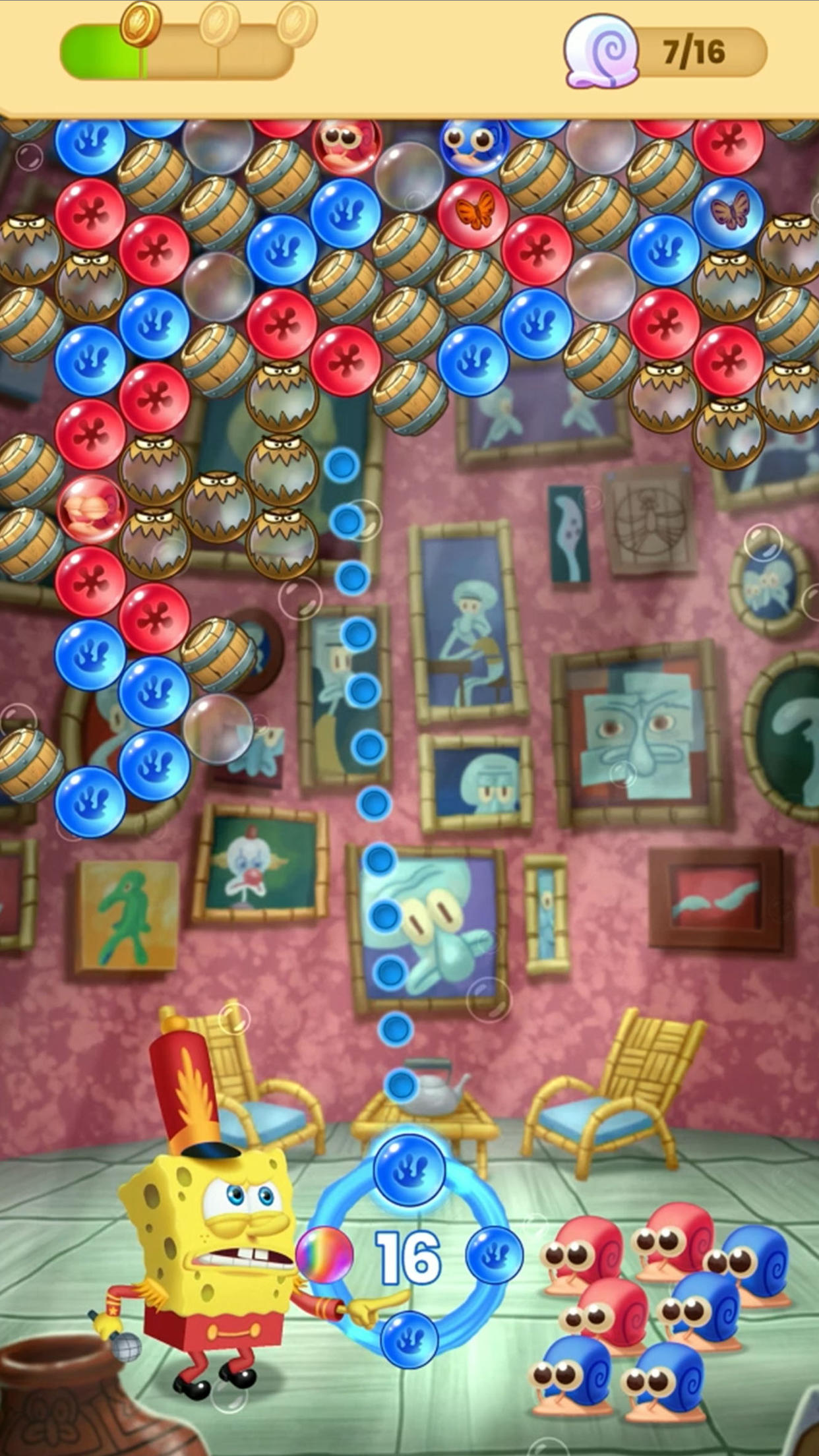 SpongeBob: Bubble Pop NETFLIX Game Screenshot