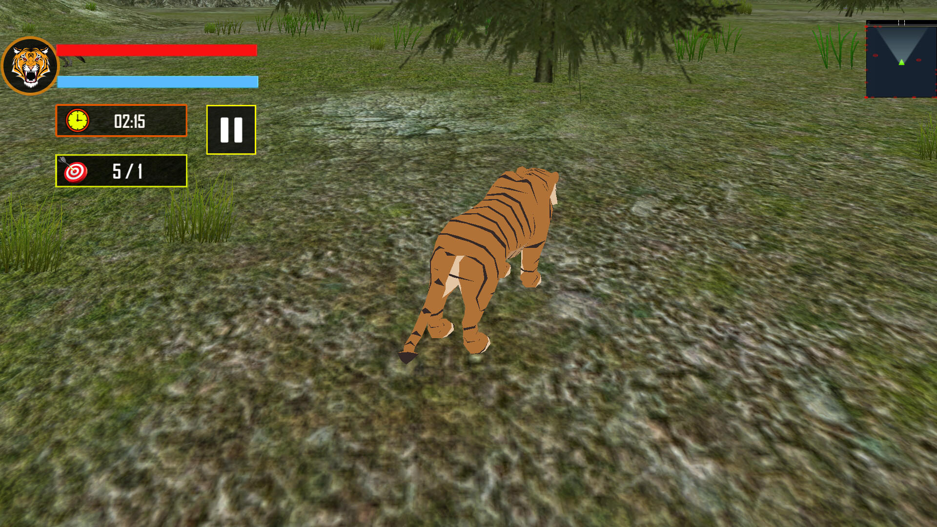 Screenshot of Let's be a Tiger