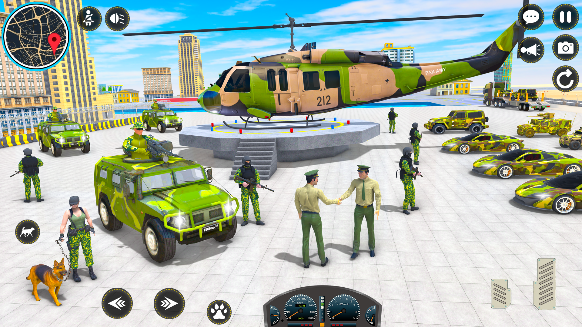 Screenshot of Us Army Vehicle Transport Sim