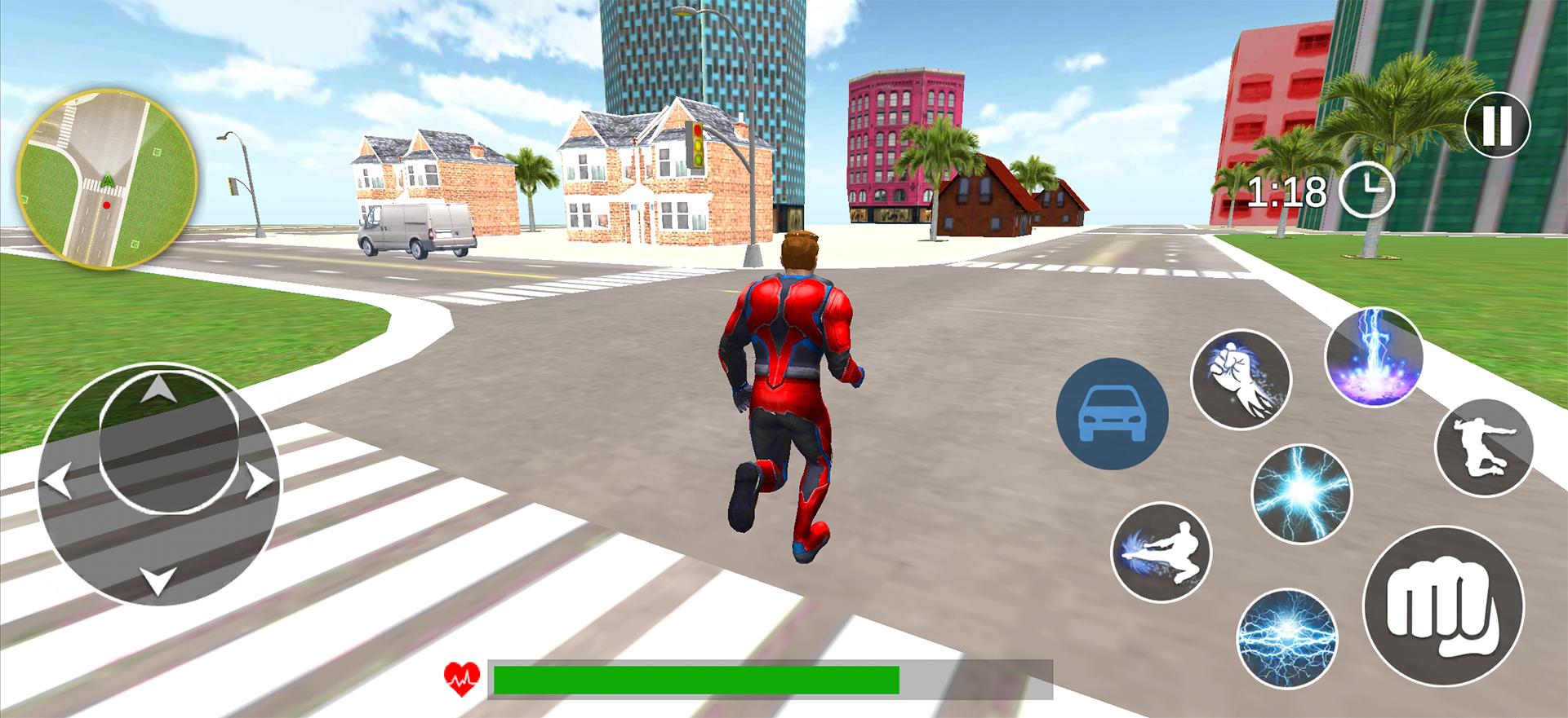 Spider Rope Hero Game 3d ゲームのスクリーンショット