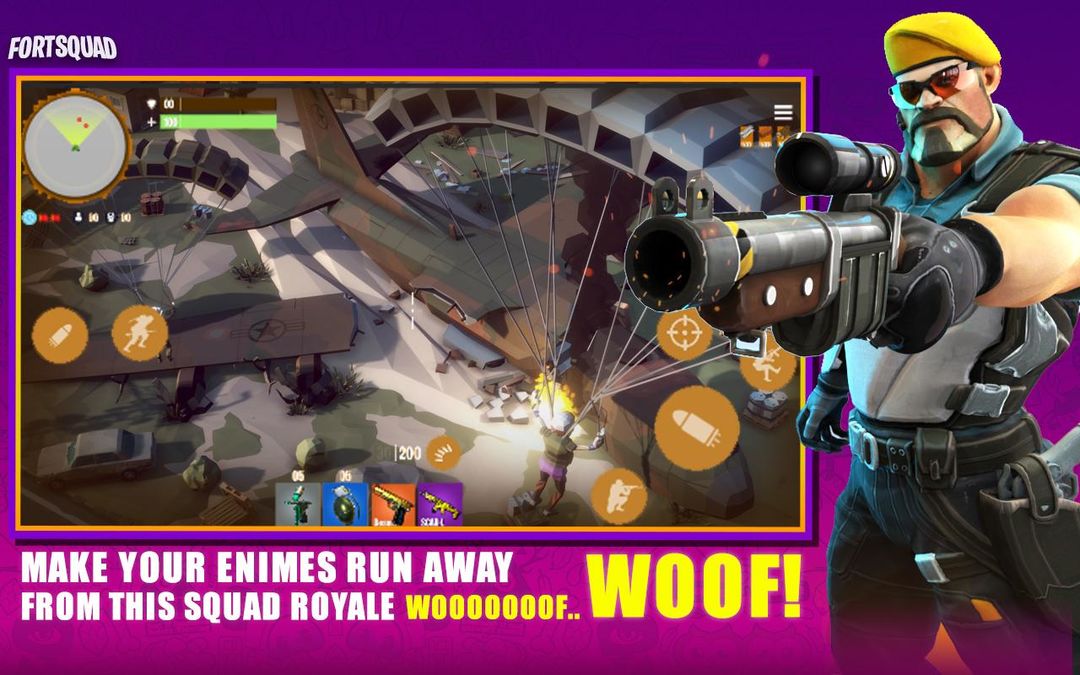 Screenshot of Fort Squad Royale Battle