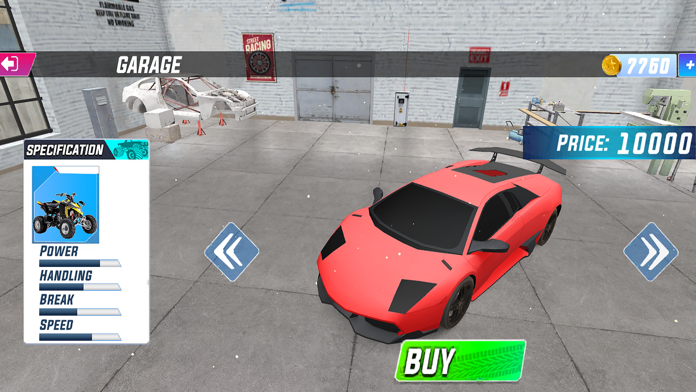 Ultimate Car Stunt Track Sim Game Screenshot