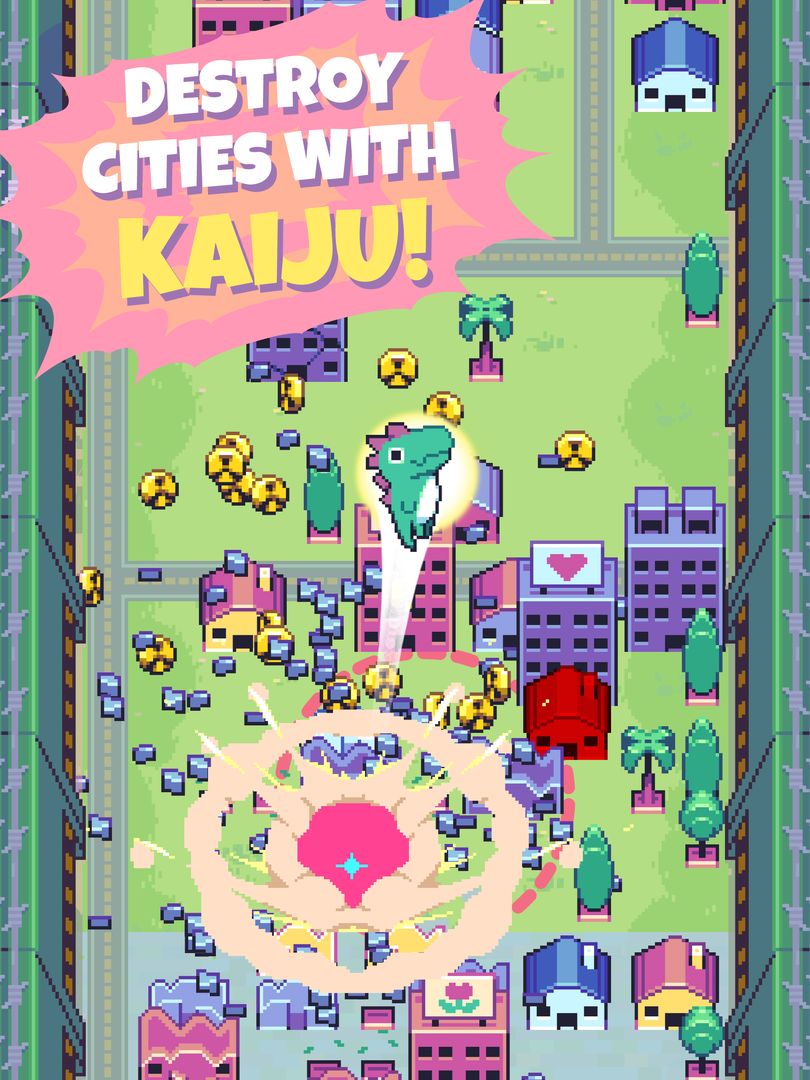 Screenshot of Kaiju Rush
