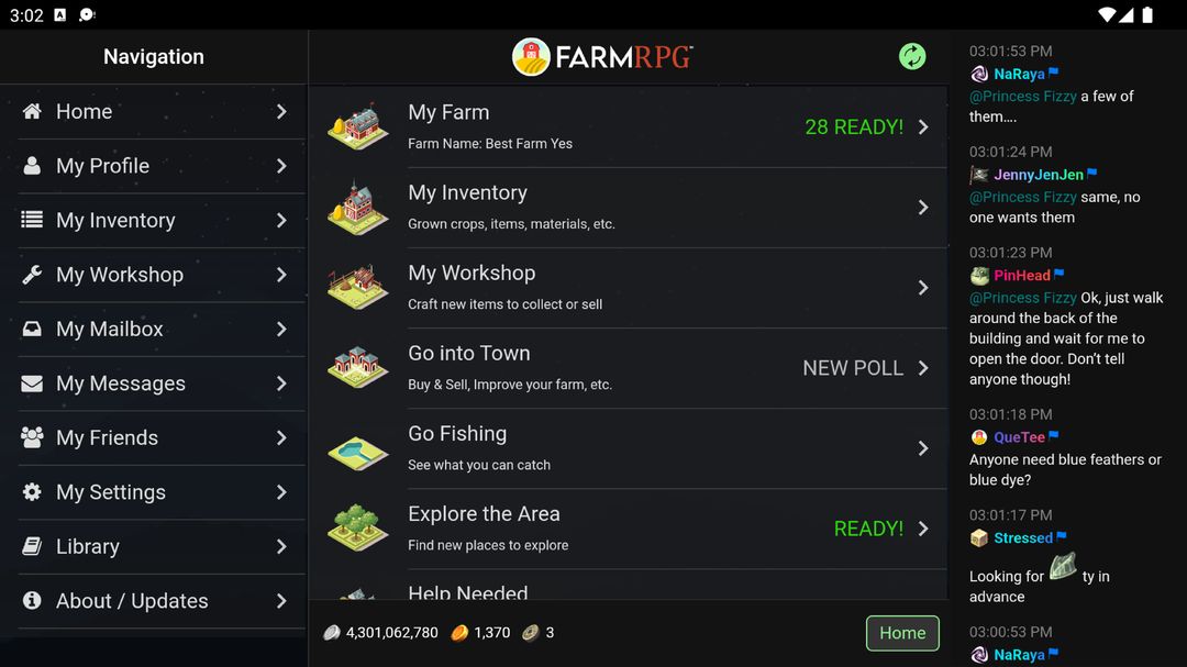 Farm RPG screenshot game