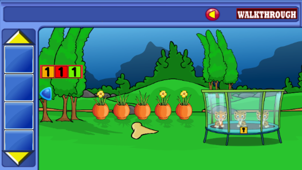 Cuplikan Layar Game Rescue The Cute Tiger Cubs