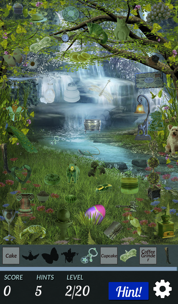 Hidden Object - Bunny Hop! Game Screenshot