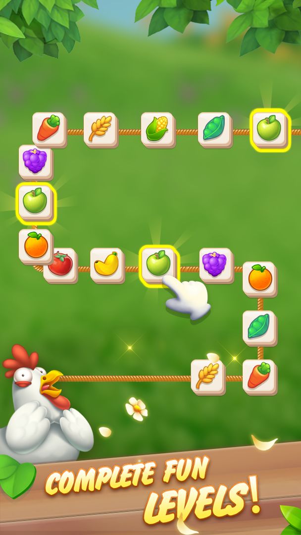 Tile Farm - 퍼즐 매칭 게임 게임 스크린 샷