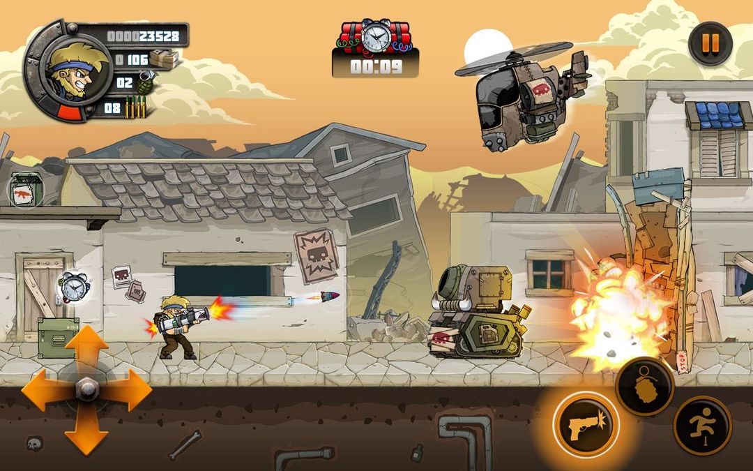 Screenshot of Metal Soldiers 2