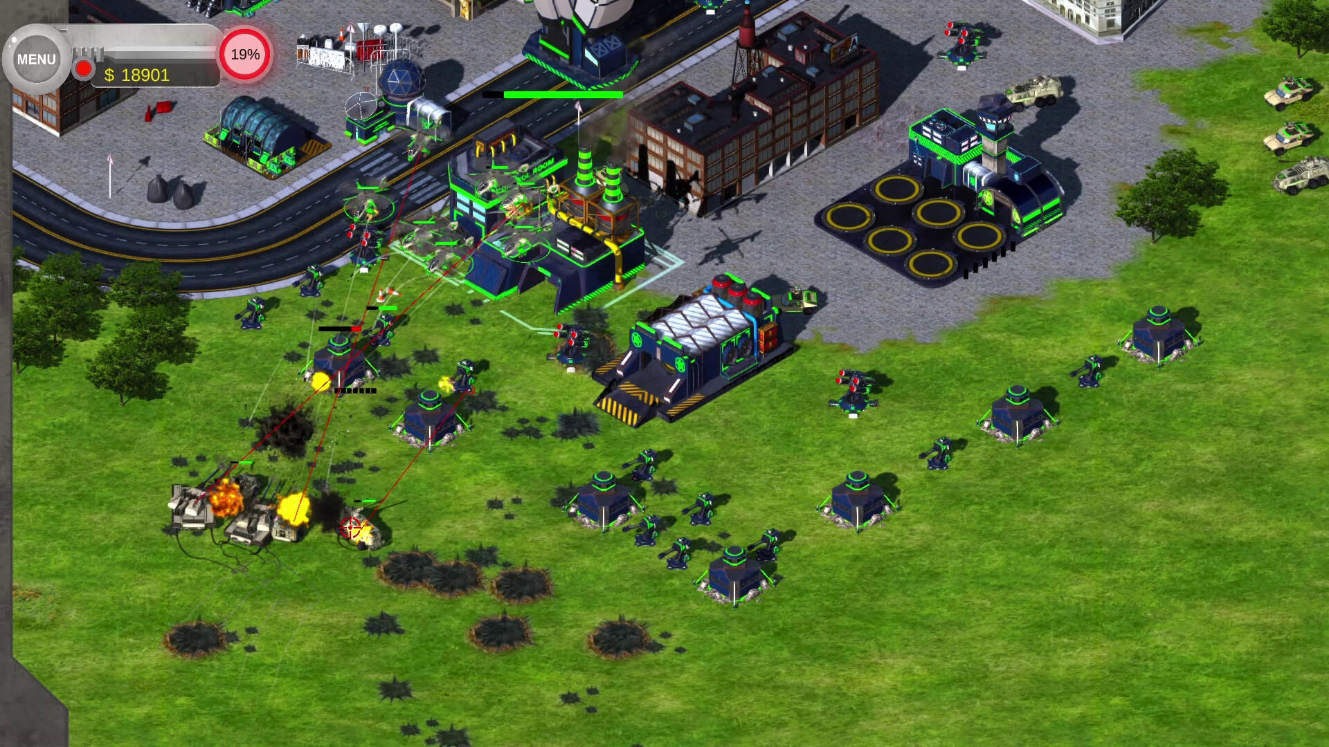 RTS Tactical Warfare screenshot game