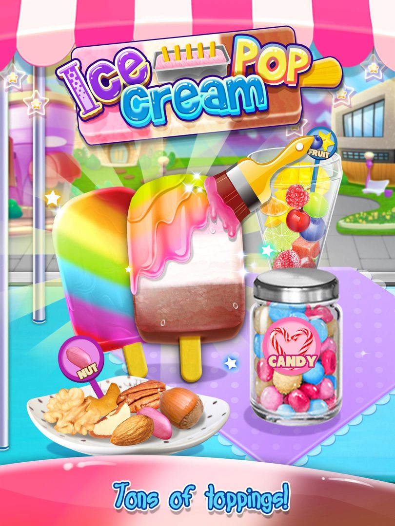 Screenshot of Ice Cream Pop Salon