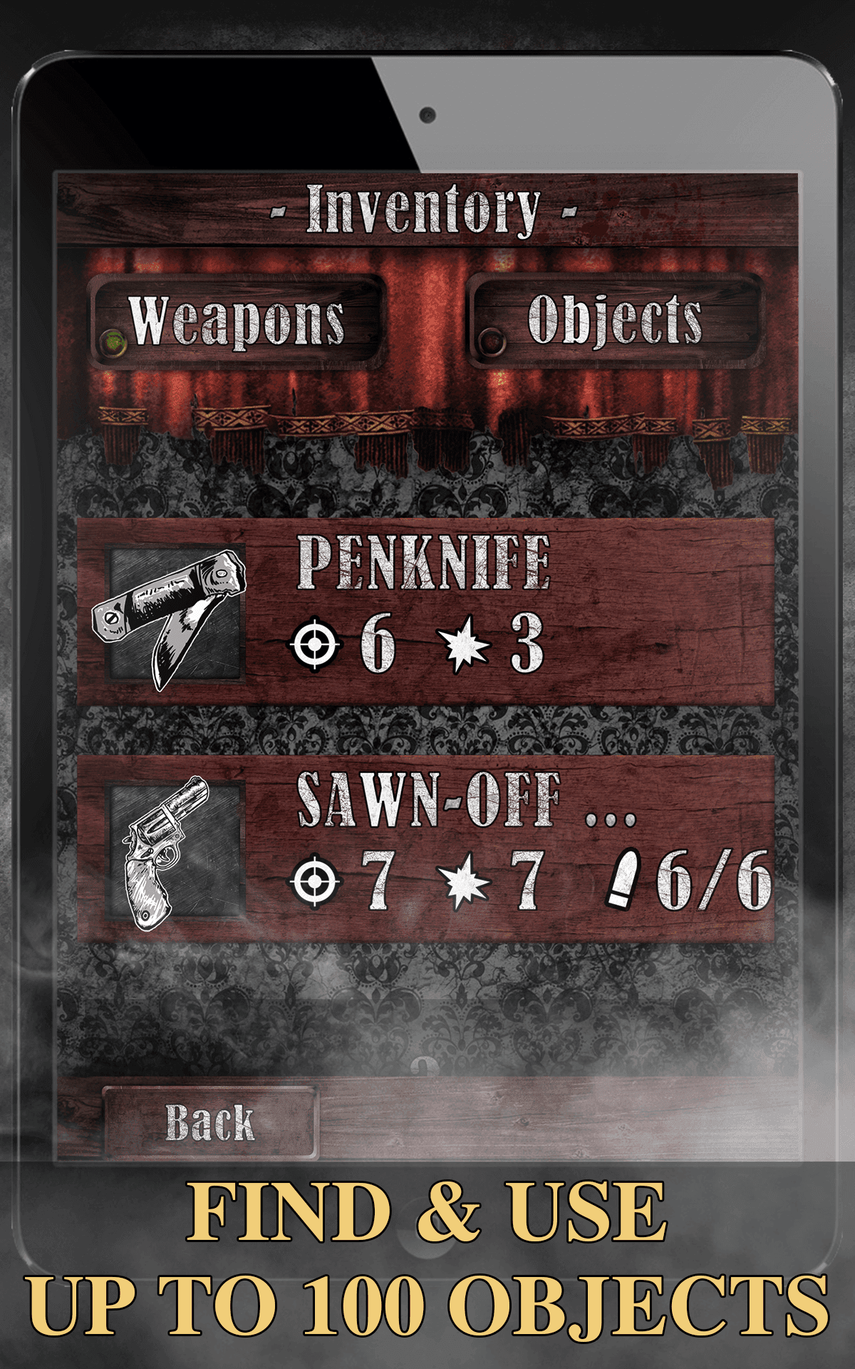 Sinister Fairground GAMEBOOK Game Screenshot