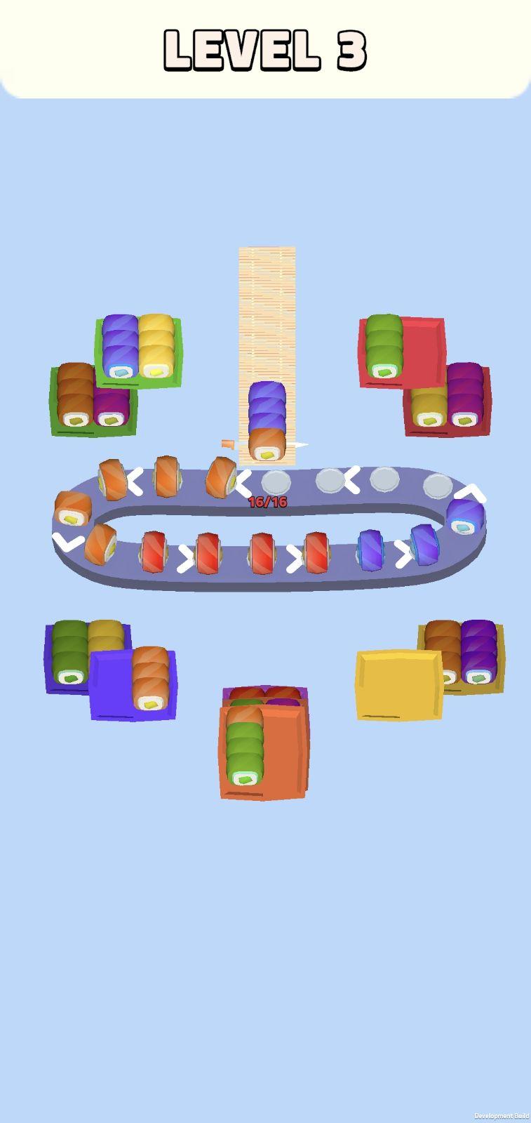 Sushi Cube Match Game Screenshot