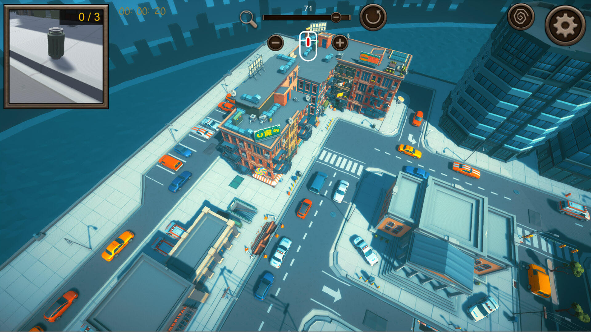 Screenshot 1 of Thành phố ẩn 3D từ trên xuống 