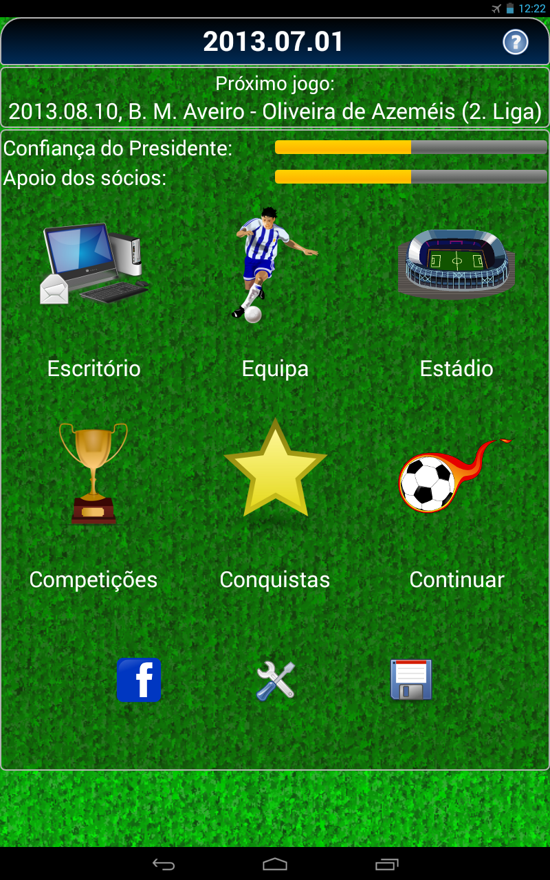 Captura de Tela do Jogo True Football 2