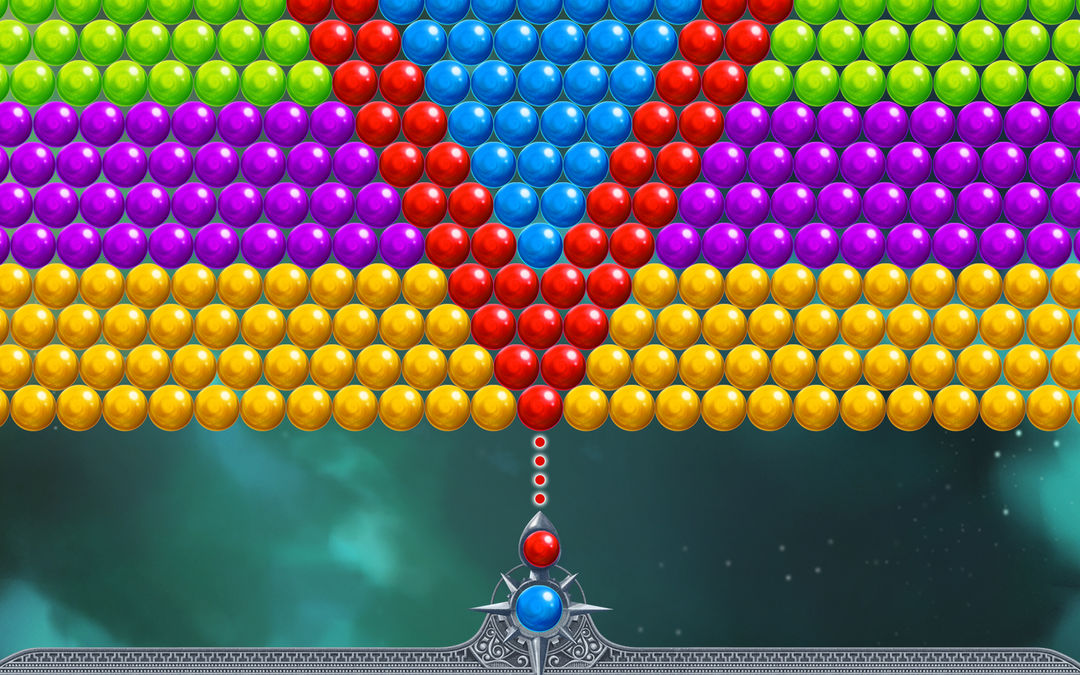 Bubble Shooter Space screenshot game