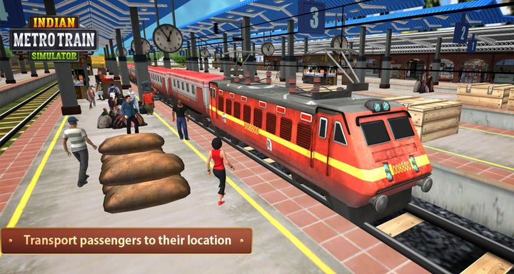 Screenshot 1 of Indian Metro Train Sim 2020 5.0
