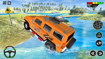Captura de Tela do Jogo Offroad Jeep Driving Car Games
