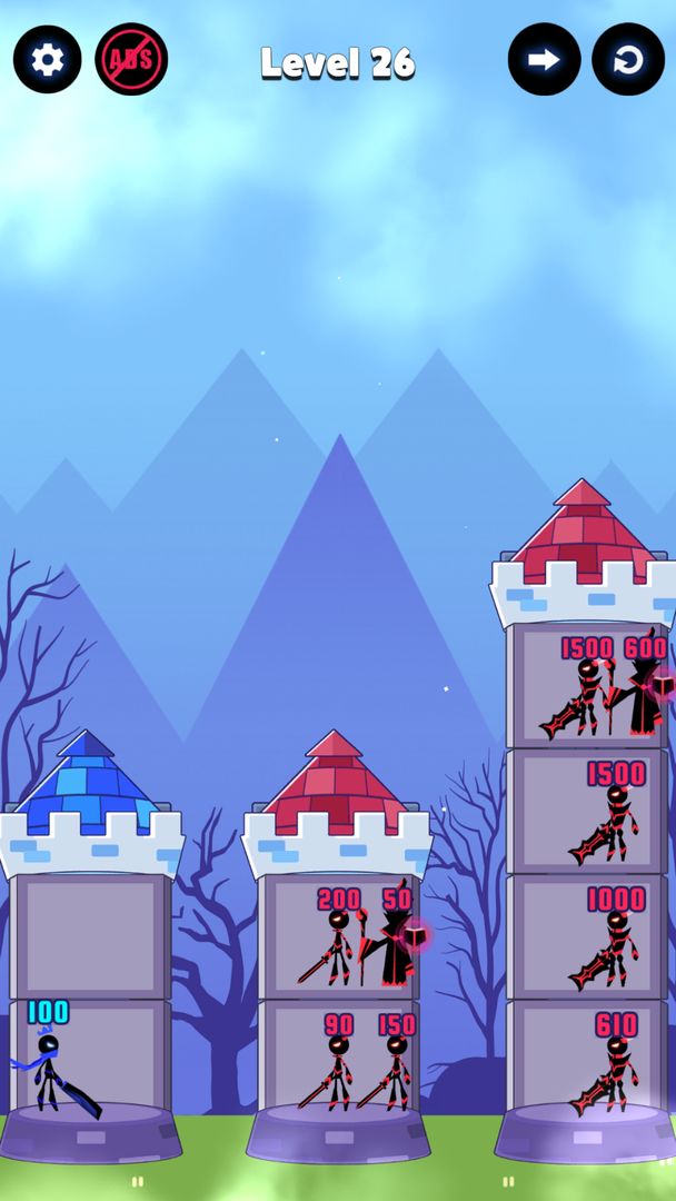 Hero Castle War: Tower Attack 게임 스크린 샷