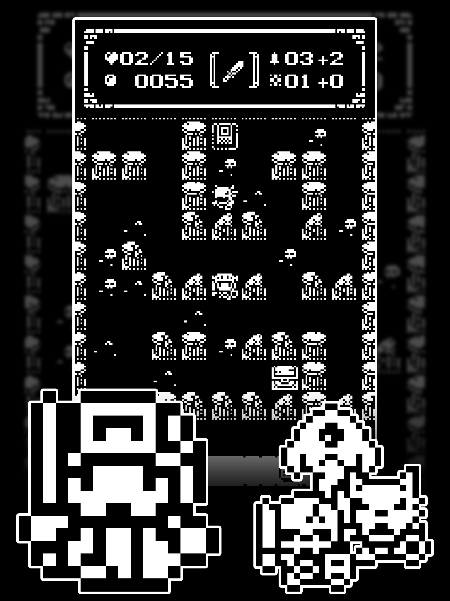 1-Bit Rogue Game Screenshot