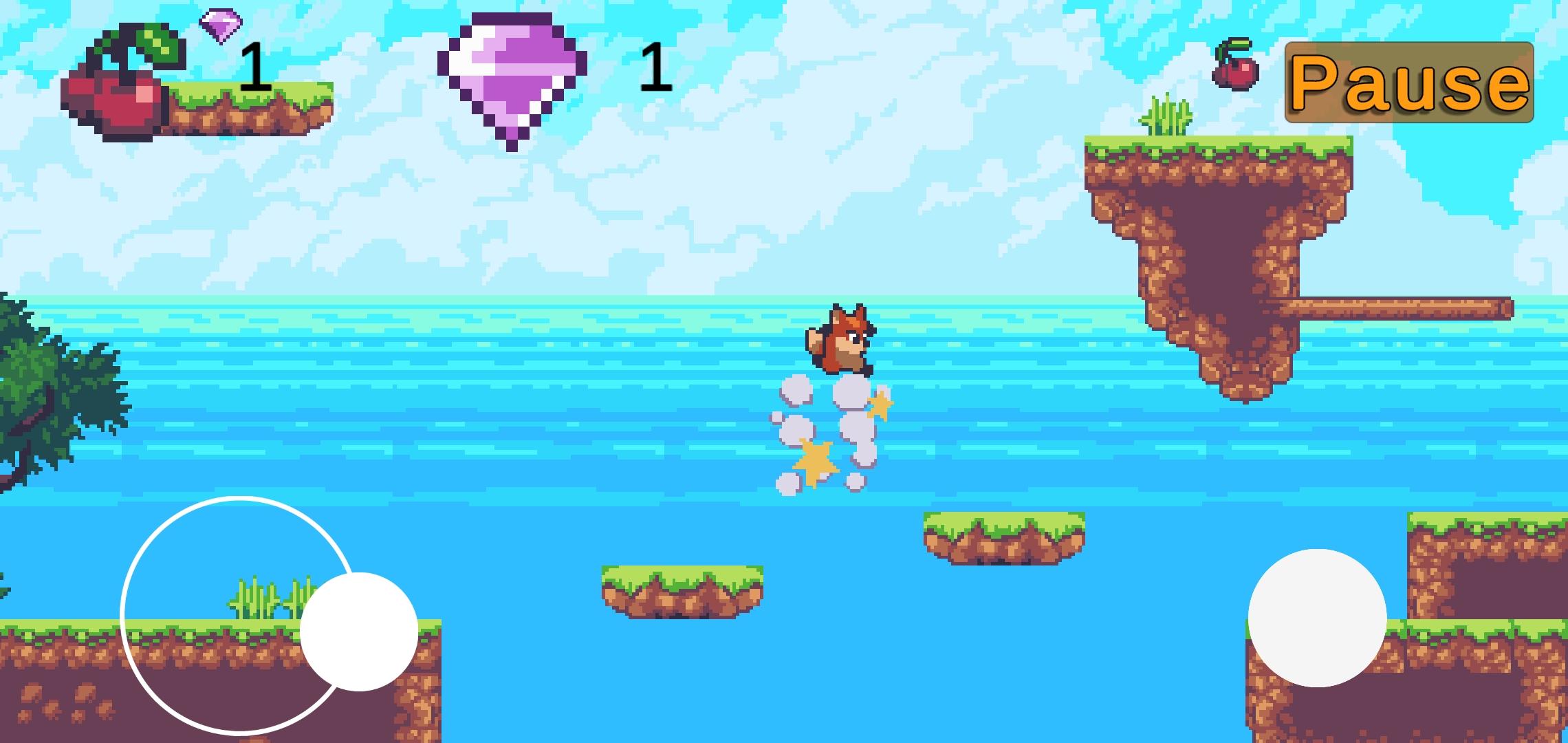 Sunny Land Game Screenshot